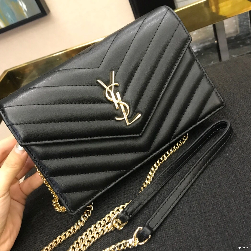 CASSANDRE MATELASSÉ WALLET YSL CHAIN 0711